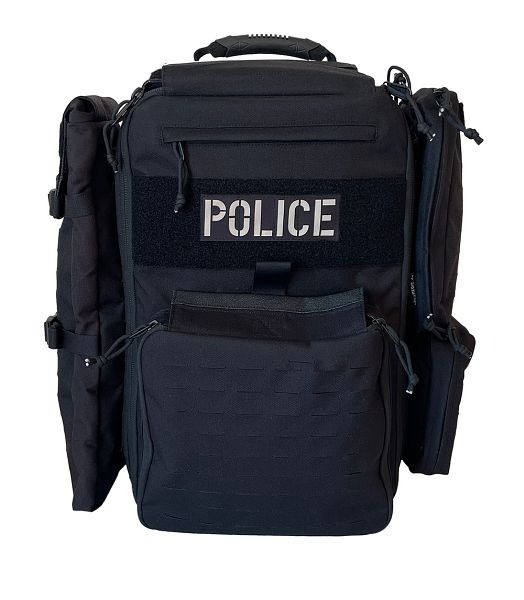 ultraMEDIC MASCAL RESPONSE PACK - Notfallrucksack zur Erstversorgung mehrerer Verletzter (MANV), schwarz, SAN-5011-SW