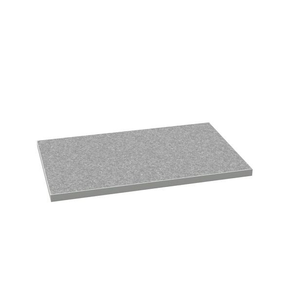 bott cubio Schrankauflage direktbeschichtet, umlaufend 2mm ABS-Kante, BxTxH: 1050x650x20mm, RAL 7035, Lichtgrau, 41201016.16M