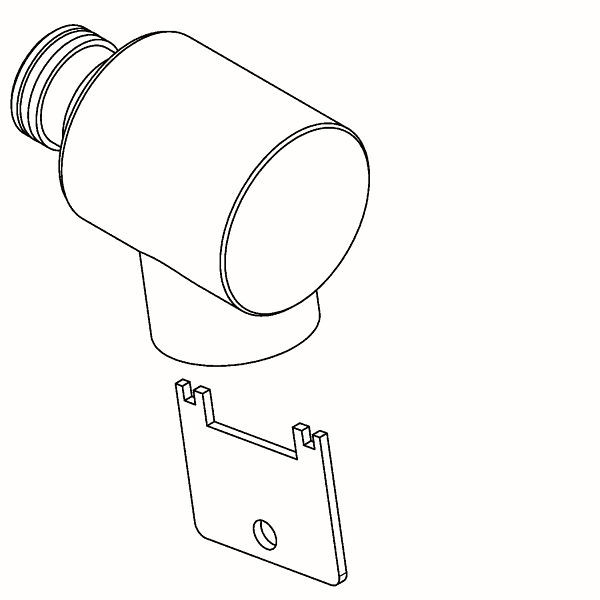 KWC Kopfstück, mit Luftsprudler, 2000105485, 7612982011986