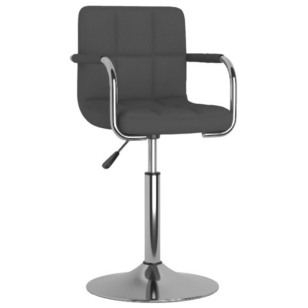 vidaXL Esszimmerstuhl Dunkelgrau Stoff, Polyester, 3087877