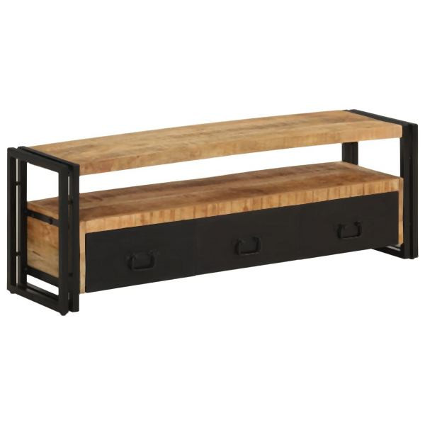 vidaXL TV-Schrank 120x30x40 cm Massivholz Mango, 338466