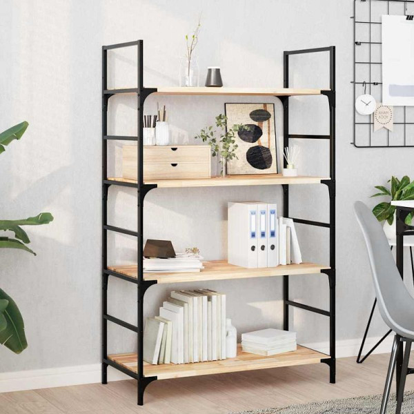 vidaXL Schweberegale, VE: 4 Stück, 80x40x2 cm Massivholz Akazie Unbehandelt, 3279398