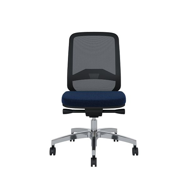 Bisley Bürodrehstuhl Bali, Rückenlehne aus Netzbezug Aluminiumfußkreuz, TN9618 lava blue, BALIART0015TN9618