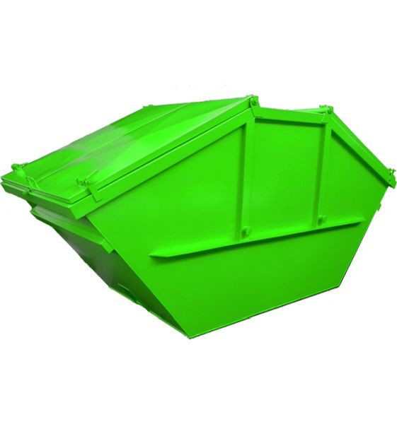 Conbag Absetzcontainer mit Kunststoffdeckel CONAUD/KD 10m³, Boden / Seiten 5mm/3mm, CONAUD/KD-10A