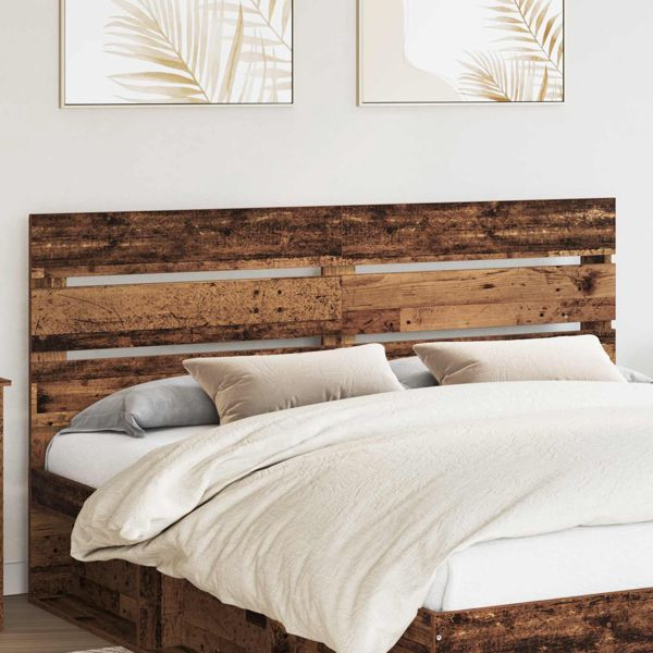 vidaXL Kopfteil Altholz Holzwerkstoff, 887527, 8721359343229