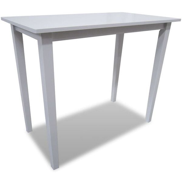 vidaXL Bartisch Holz Weiß, 241701