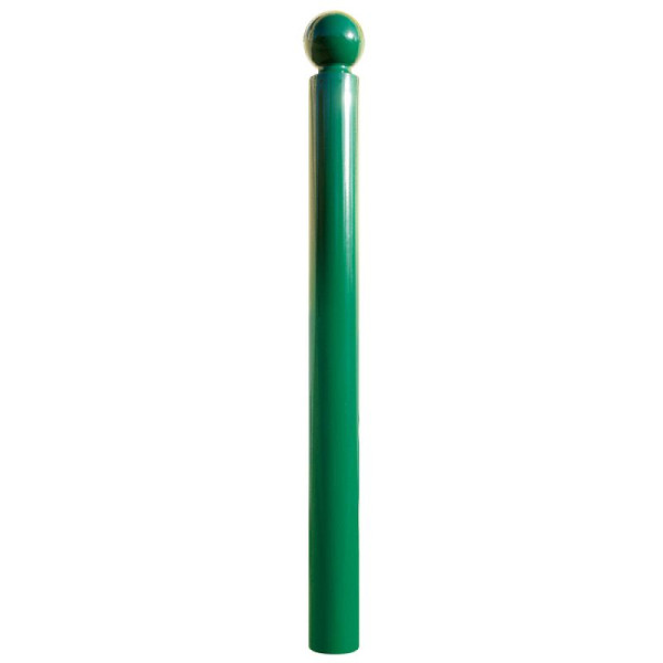 Stein HGS Stilpoller -Bowl-, ohne Ösen, RAL 3020 verkehrsrot, Material: Stahlrohr Ø 76 mm, verzinkt, 22101-02