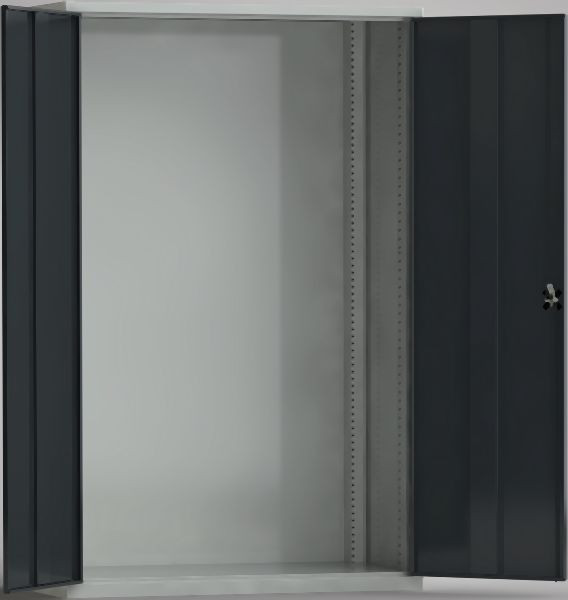 KLW Schwerlastschrank, Universalschrank 2000 x 1210 x 656 mm H x B x T mit abschliessbaren Flügeltüren, Leergehäuse -, 7FW-RP2000TD-L001XPB