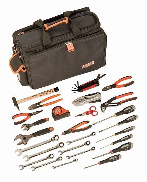 Bahco Laptoptasche 4750FB4-18, 18", mit 32 Werkzeugen für Wartungstechniker, 4750FB4-18TS001