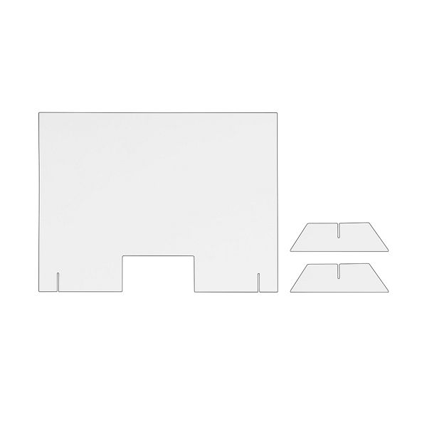 Trennwand Plexiglas Acryl Viren Corona Niesschutz Sehr Stabil
