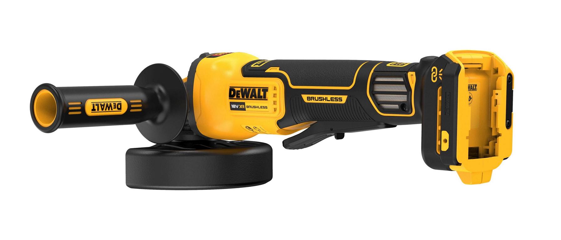 DeWalt 18 Volt Akku-Winkelschleifer (125 mm) mit regulierbarer Drehzahl ...