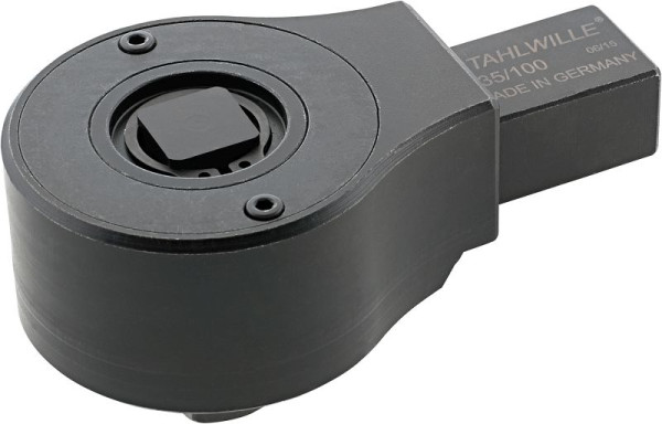 STAHLWILLE Einsteckknarre Nr.735/100 Außen-4kant 3/4 " Werkzeugaufnahme 22x28 mm, 58250100