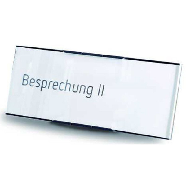 Stein HGS Tischaufsteller -MessengerX- aus Aluminium, 151 x 67 mm, mo2070