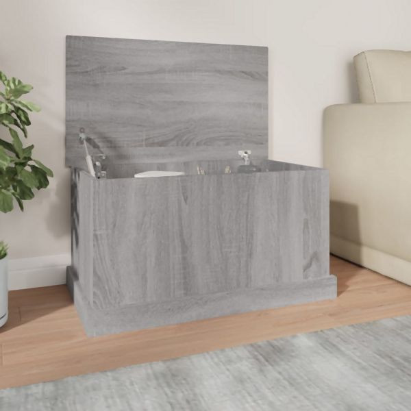 vidaXL Truhe Grau Sonoma 70x40x38 cm Holzwerkstoff, 816510