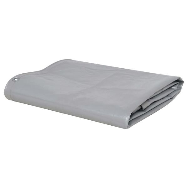 vidaXL Abdeckplane 650 g/m² 4x8 m Grau, 43817