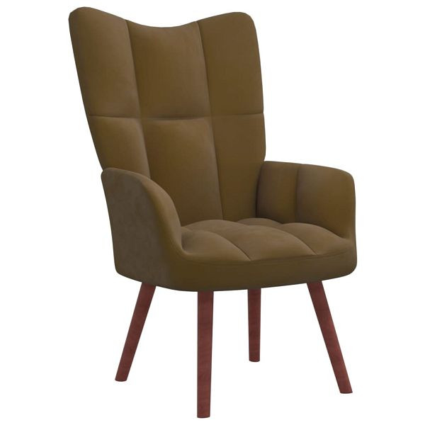 vidaXL Relaxsessel Farbe Braun Samt, 328059, 8720286424308