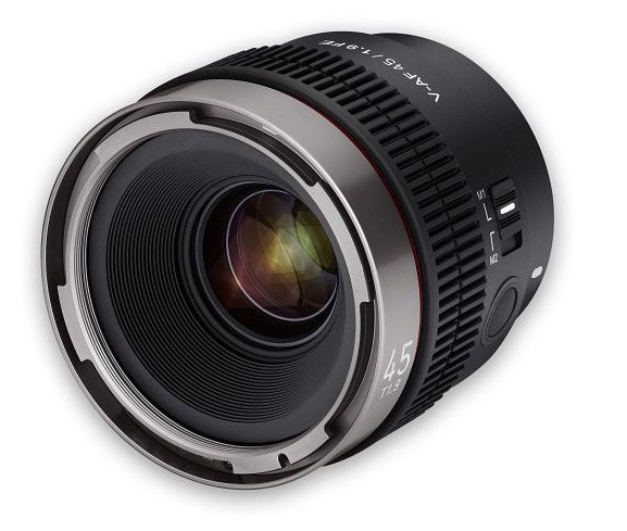 Samyang Cine-Objektiv V-AF 45mm T1,9 FE für Sony E, 1023404
