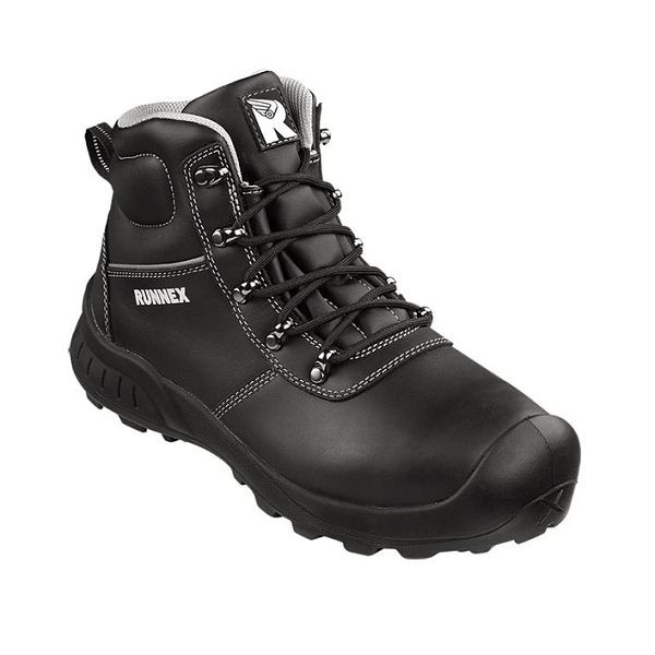 RUNNEX S3-Sicherheitsschnürstiefel TeamStar, schwarz/grau, Größe: 37, VE: 1 Paar, 5310-37