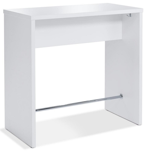 Deskin Steh- und Bistrotisch STANDARD, Holzdekor Weiß, B 1000 x H 1130 x T 600 mm, 275566