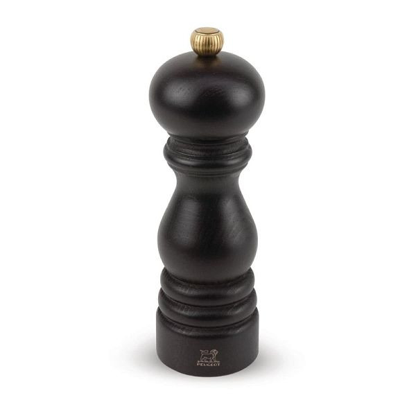 Peugeot Pfeffermühle dunkles Holz 18cm, hohe Qualität, P026