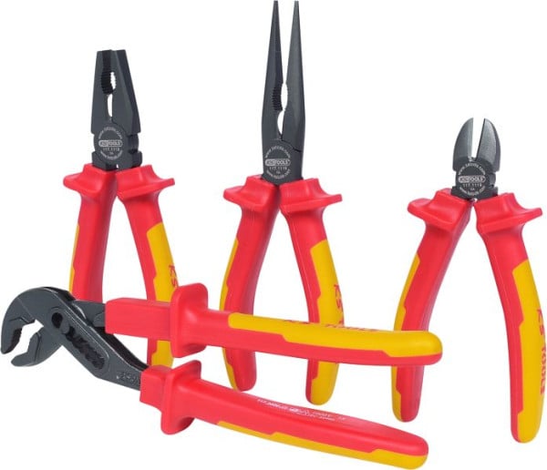 KS Tools ERGOTORQUE VDE Zangen-Satz, 4-teilig Variante 1, 117.1100