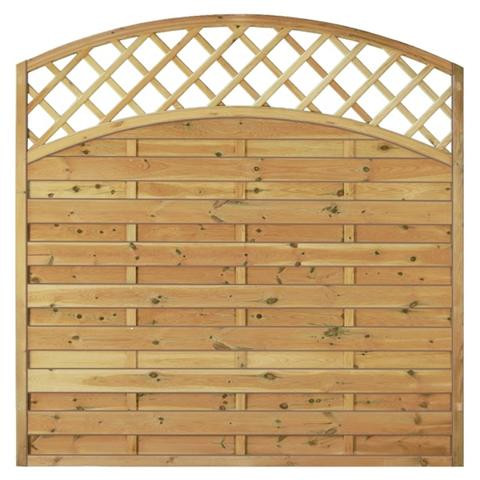 T&J Maxi-Doppelbogen-1 180 x 180/160 cm, Rahmen 45/45 mm, kdi grün, Lamellen geriffelt & geschraubt, 12001