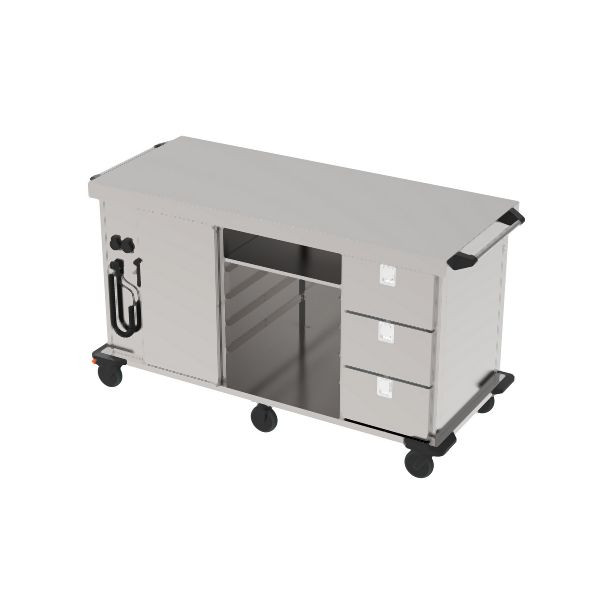 Rieber Frühstückswagen 3x 1/1 geschlossen (H3), 88042123