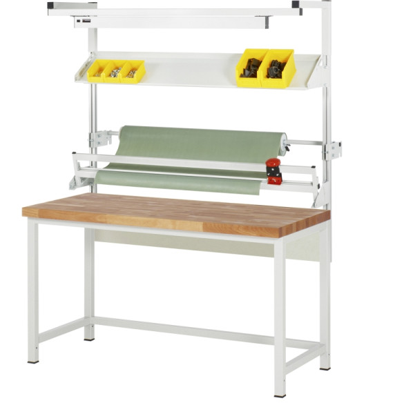RAU Packtisch Komplettset 02, WB-8000, B1500 x T700, B-Platte, 03-8000-1-157B4H-VP02.12