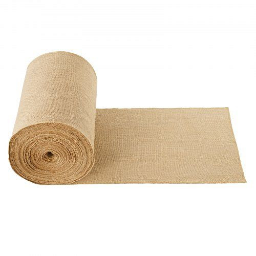 VEVOR Jute Sackleinen-Stoffrolle 355mm x 45,7m, hochdicht für Dekoration, Handwerk, Hochzeit, Garten, Pflanzenabdeckung, CMBJ14INCHES3MBHIV0