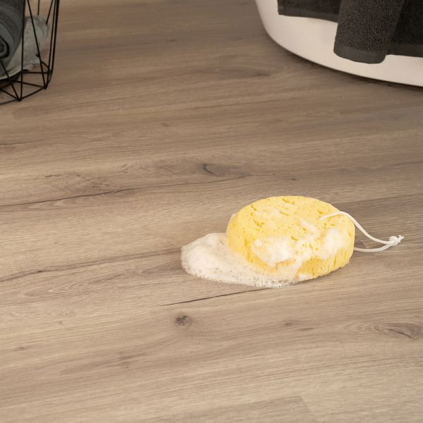 HOME DELUXE Klick-Vinylboden mit Trittschall ROMIA Eiche Creme, VE: 20 m², 73745