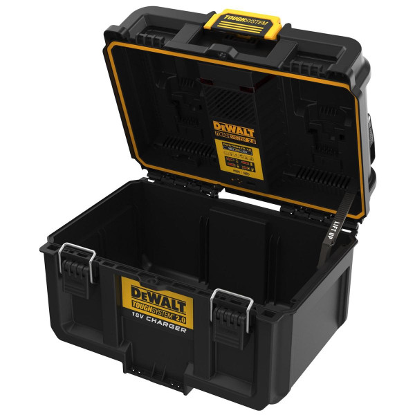 DeWalt ToughSystem 2.0 Charger Box für DEWALT 18 Volt XR und 54 Volt XR FLEXVOLT Akkus, DWST83471-QW
