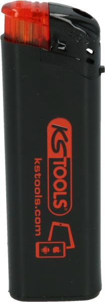 KS Tools KS Feuerzeug, Farbe: schwarz, 1004, 4042146013434