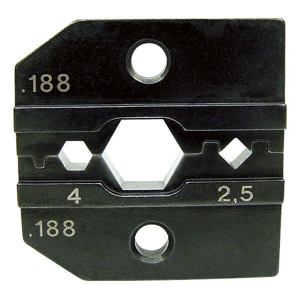 Haupa Crimpeinsatz für Solarkontakte Huber & Suhner, Querschnitt: 2.5 bis 4 mm², 212206