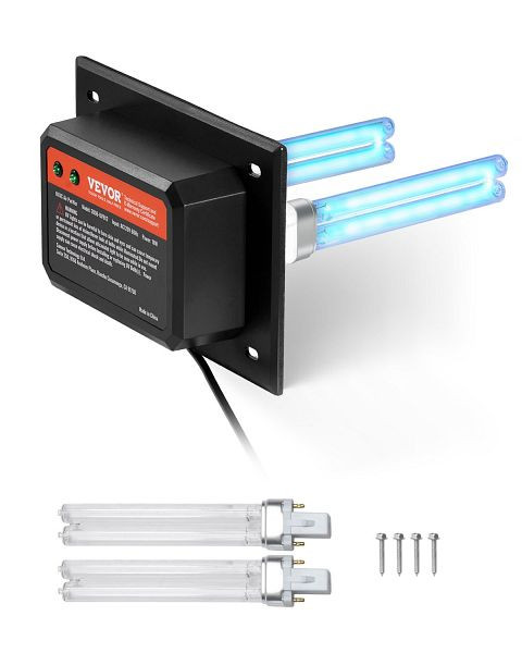 VEVOR HVAC-Luftreiniger, 18W 175mm UV-Luftreiniger im Kanal für Klimaanlagen, UVCGKGDJHQ21LAXD1V2