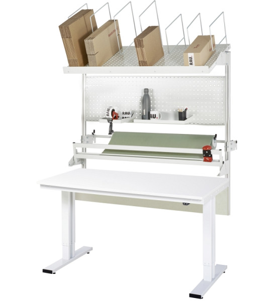 RAU Packtisch Komplettset 05, 08-WT, B1500 x T800, M-Platte, 08-WT-150-080-M-VP05.12