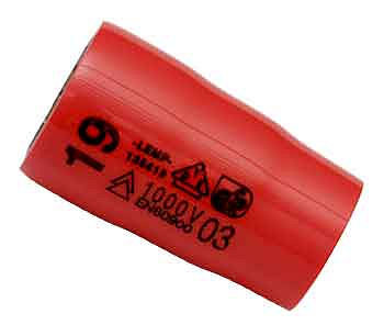 Lemp Steckschlüssel Einsatz 19mm 1/2" normal 6 kt, 130419