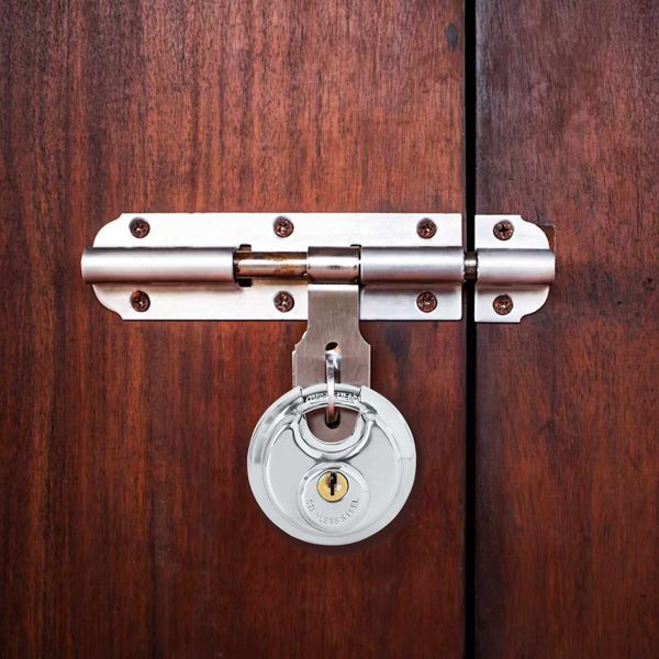 vidaXL Diskusschlösser mit Schlüsseln 12-teilig Silber 7 x 2,4 x 7 cm, 42020749