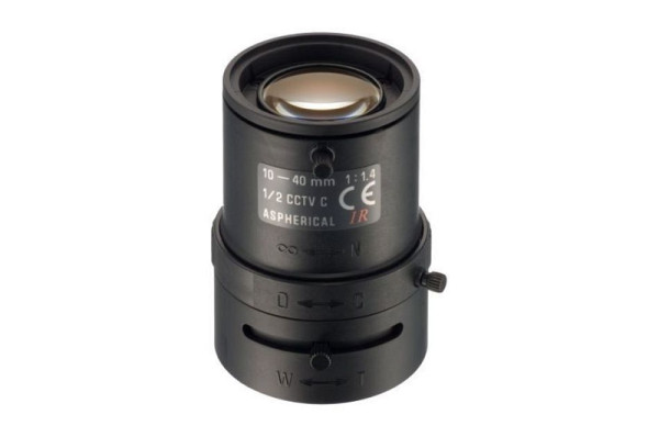 Tamron F1,4/10-40mm Objektiv, Varifokal, 1/2", C-Mount, 12VM1040ASIR