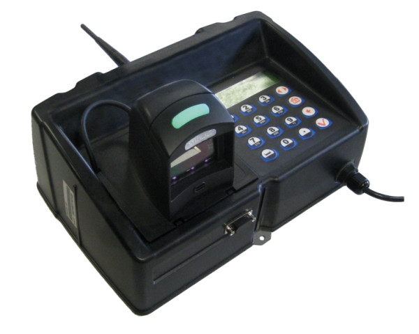 Rapid Abgabeterminal mit Barcodescanner, eichfähig, 26 045