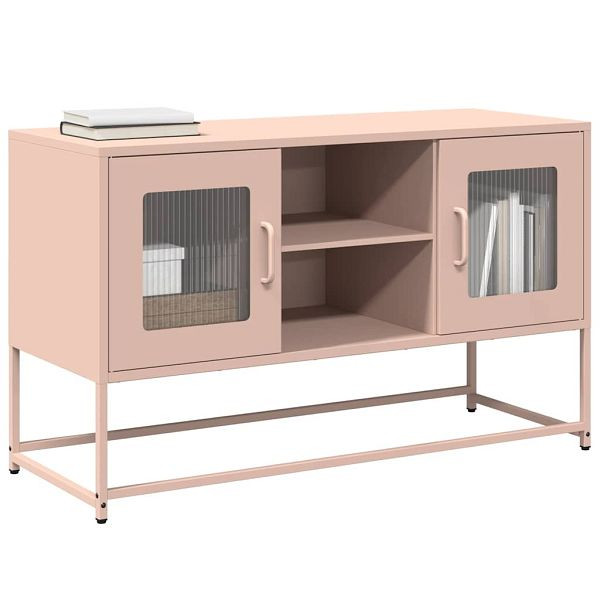 vidaXL TV-Schrank Rosa 100,5x39x60,5 cm Stahl, 853381, 8721158372154
