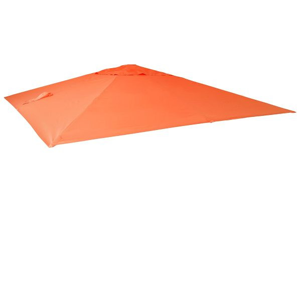 Mendler Ersatz-Bezug für Luxus-Ampelschirm HWC-A96, Sonnenschirmbezug Ersatzbezug, 3x4m (Ø5m) Polyester 3,5kg, terracotta, 76820