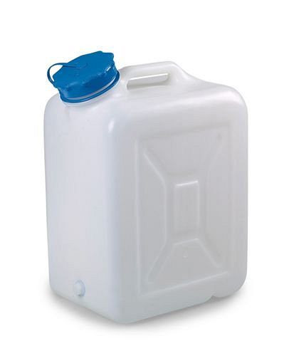 DENIOS Weithalskanister aus Polyethylen (PE), 30 Liter Volumen, ohne Gewindestutzen, 250193