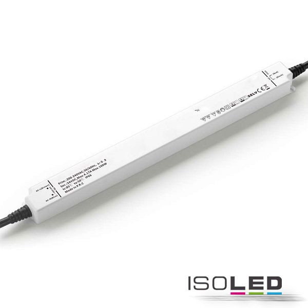 ISOLED LED Trafo 24V/DC, 0-100W, IP66, SELV, 115476