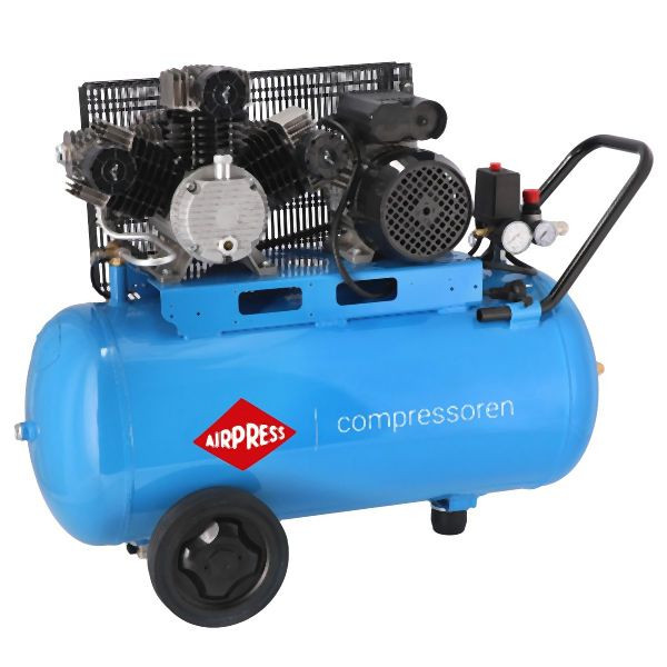 Airpress Kompressor LM 100-400 10 bar 3 PS/2.2 kW 320 l/min 100 l, 36538-N