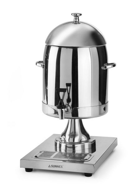 Hendi Milchspender - 10,5 L, Edelstahl, tropffrei, 425343