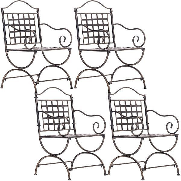 CLP 4er Set Stühle Lotta, bronze, 319590, 4251756467036