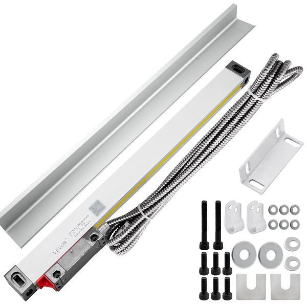 VEVOR Digitalanzeige 300mm Linearskala Für Drehemaschine L-förmige 300mm Linear Scale, GSC300MMDC0000001V0