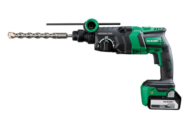HiKOKI 18V Akku-Bohr- & Meißelhammer (Brushless), 18 Volt, 2 x 5.0Ah, DH18DPC (5.0) (HSC IV), DH18DPCWPZ