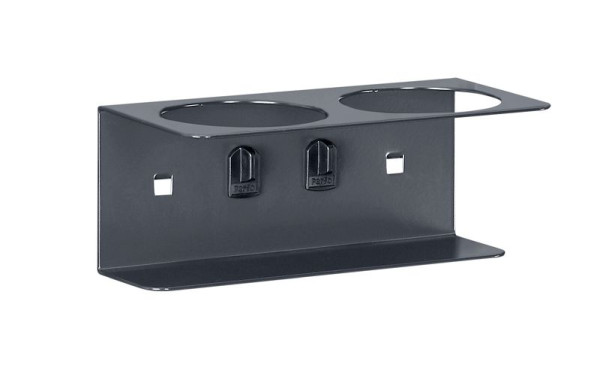 bott perfo Rundhalter mit 2 Aufnahmen D 70 BxTxH: 175x87x70 mm, RAL 7016, 14021053.19V