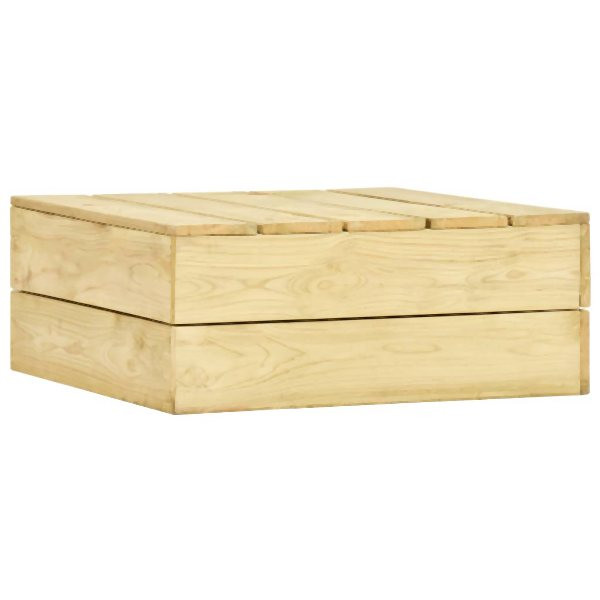 vidaXL Gartentisch 75x75x31 cm Kiefernholz Imprägniert, 49039